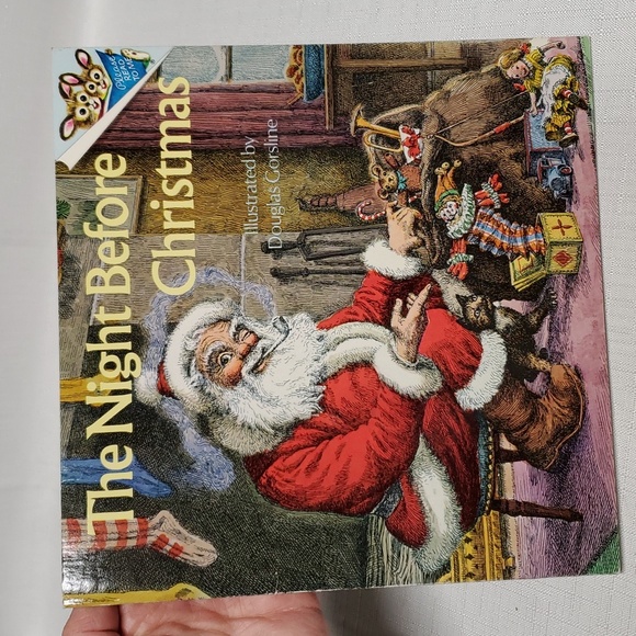 VTG "The Night Before Christmas" Book Children's Santa Story Clement C. Moore - Picture 1 of 17